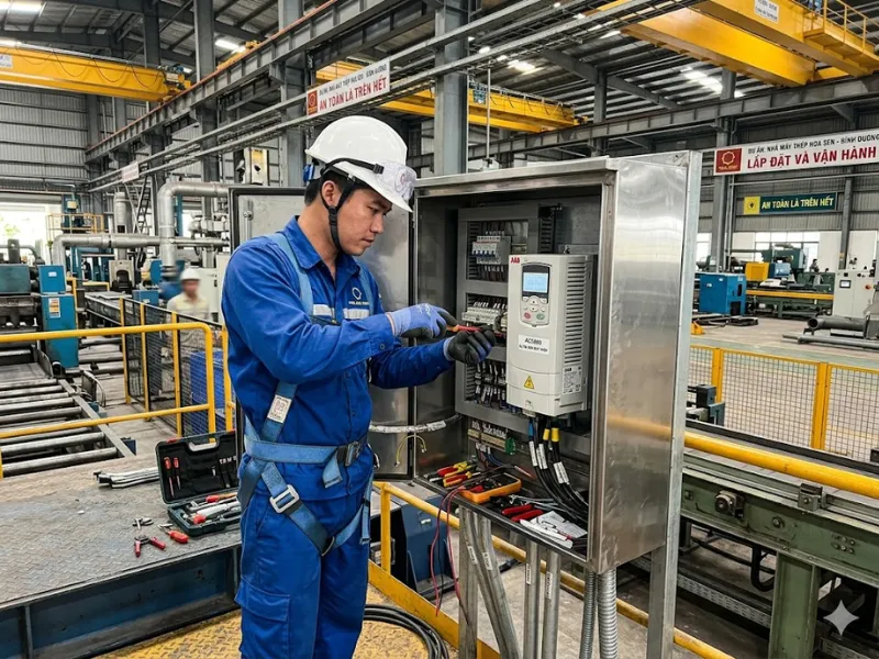 Blemco lắp đặt biến tần công nghiệp